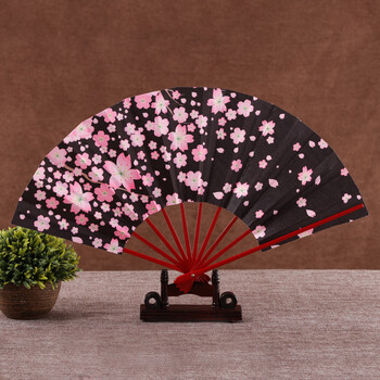 李贞贤扇子cos李贞贤大眼睛跳舞蹈扇子韩国折扇将进酒日式绢布十骨