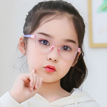 艺伯犁斯新款儿童防蓝光眼镜学霸儿童女护眼小学生小孩配镜护目镜男