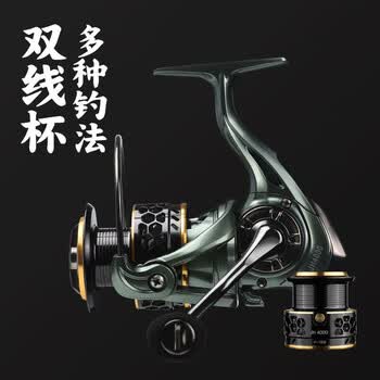 达亿瓦(daiwa)旗官同款浅线杯纺车轮 路亚微物渔轮 筏钓轮雷强远投