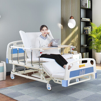 迈德斯特护理床家用老人多功能床瘫痪病人翻身病床手动全曲款ph06手动