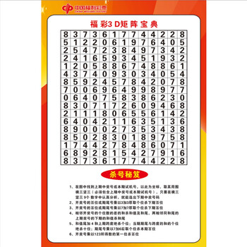 可狄22选5七星彩排3排5七乐彩3d大乐透11选5福利彩票 福彩3d矩阵宝典