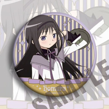 弗贝妮魔法少女小圆动漫徽章胸章58mm二次元周边礼物吧唧定制挂件海报