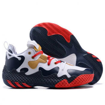 5爆米花耐磨缓震防滑实战低帮男女战靴 白黑红 39 【内置气垫标准码】