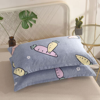 枕头套装学生枕头单人宿舍可爱卡通中枕枕头芯颈椎枕头一只装 花色