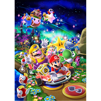 拼图拼板500片趣味玩具男女礼物卡通动漫超级玛丽亚马里奥超级玛丽56