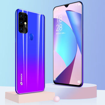 天语x27spro八核256g安卓653英寸水滴屏通4g全新智能机极光蓝x27s6gb