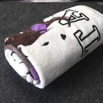 艺彩蝶 遇热水变色毛巾 遇热水二次元恶搞神奇热感绅士温变变色毛