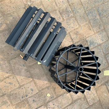 轮大棚压膜微耕机专用大铁轮一对价格 32轴轮子直径36厘米宽度30厘米