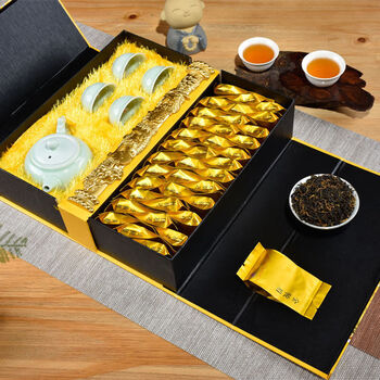 食芳溢新茶武夷山金骏眉茶叶浓香型独立小包正岩金骏眉礼盒装中秋送礼
