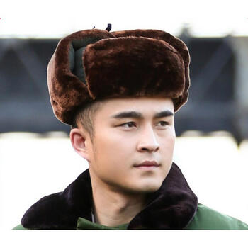 火车头帽子 冬季雷锋帽 男女中老年加厚老式军绿棉帽东北帽火车头军帽