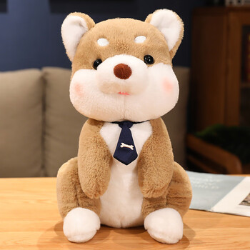 kiss bear仿真柴犬公仔狗狗玩偶可爱小狗毛绒玩具儿童陪伴布娃娃女