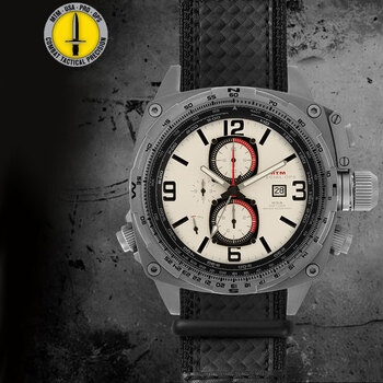 Mtm 系列多功能战术腕表军迷户外潜水运动手表白褐色表盘p66表带银壳 图片价格品牌报价 京东