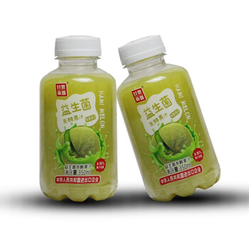 甘思雨露益生菌芒果哈密瓜猕猴桃苹果醋饮料350ml瓶果味饮料整箱 【4