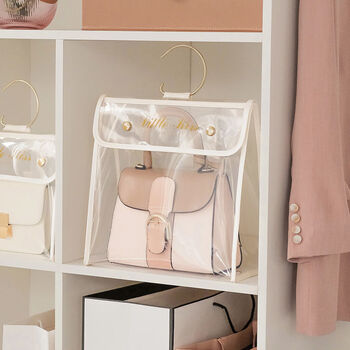 灰尘勿扰包包收纳袋防尘袋透明整理保护袋防尘防潮悬挂式收纳挂袋s长