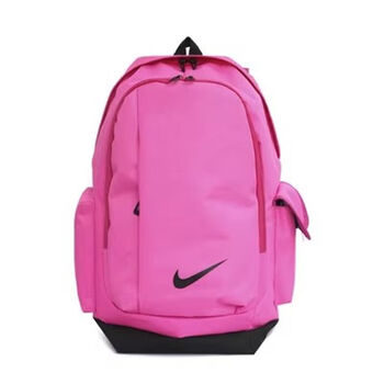 耐克顿官方旗舰店初中高中学生书包男女纯色潮流大容量背包粉色