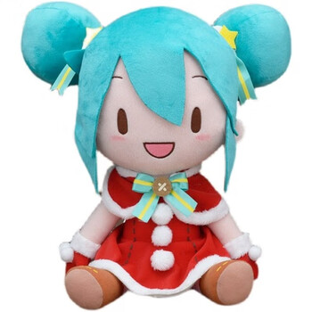 miku pp棉毛绒玩具玩偶可爱娃娃公仔正版 丸子头初音 现货