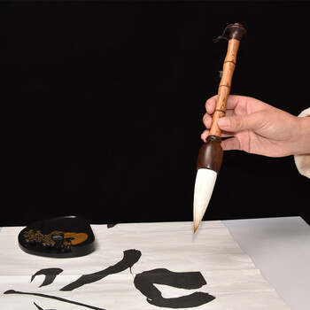 2019新品提笔斗笔提斗大毛笔大号特大号粗长锋狼毫兼毫羊毫写大字对联