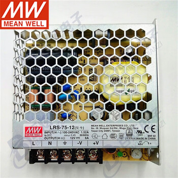 明纬 Meanwell 明纬电源 薄型开关电源lrs 75 12 72w12v6a工控安防led用 图片价格品牌报价 京东