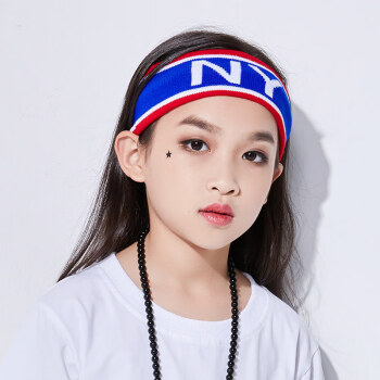 儿童运动头带新款日韩小孩嘻哈街舞男女童少儿毛线针织发带个性儿童ny