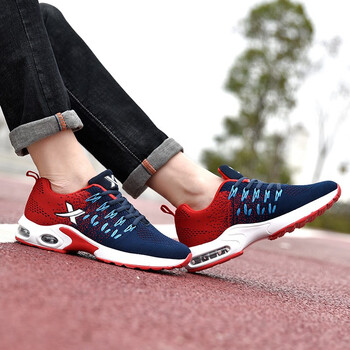 特步男鞋跑步鞋春夏季厚底旅游透气轻便网面休闲运动鞋慢跑鞋子男k268