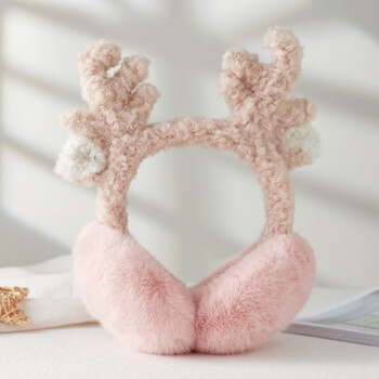 sandraclynn圣诞新年礼物防冻神器护耳冬季耳罩保暖可爱鹿角耳暖女耳