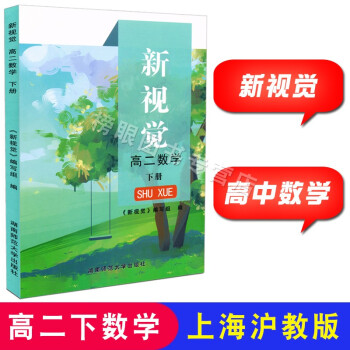 新版上海新视觉 数学 高二第二学期/高2年级下册 上海高中教材同步辅导 湖南师范大学出版社