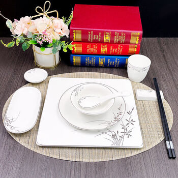 酒店用品餐具摆台碗碟套装餐厅中式会所定制配套碗勺锅碗瓢盆厨房厨具