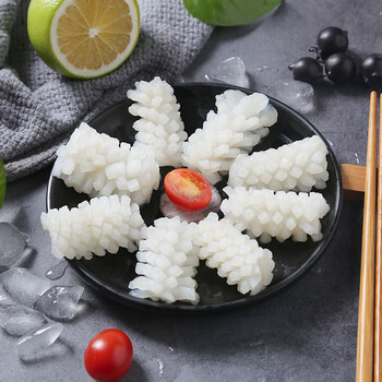 初鲜 冷冻鱿鱼花 400g 袋装 火锅烧烤食材 国产海鲜水产