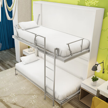 【京东优选好货】 隐形床五金配件壁床多功能折叠双层床折叠壁床隐藏