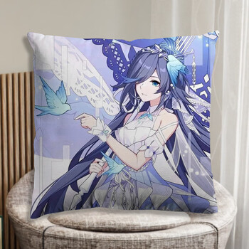 绿野客崩坏3周边抱枕爱莉希雅琪亚娜毛绒玩偶二次元定制靠垫枕 符华