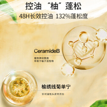 丝蕴（syoss）洗发水柚子控油蓬松洗发露420ml去屑舒缓无硅油洗头膏