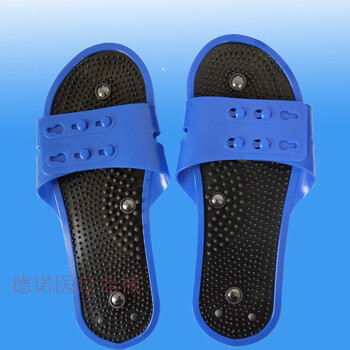 足疗按摩理疗拖鞋电脑中低频经络脉冲电疗治理疗光波康 2号蓝色塑料鞋