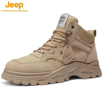 吉普(jeep)登山鞋男春夏户外运动爬山徒步鞋越野透气防滑耐磨高帮男