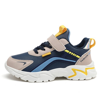 安踏步秋冬童鞋男童女孩跑步休闲鞋鞋防水中大童运动鞋厚底儿童rh850