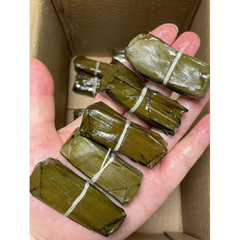 竹叶黄粑竹叶糕迷你小粽子四川宜宾特产黄米糯米叶儿粑竹叶黄米粑