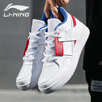 休闲鞋男鞋板鞋骑士中帮时尚潮流冬季运动鞋标准白公牛红40内长250