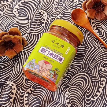 云之南水豆豉易门豆豉正宗风味品牌大瓶香辣酱即食豆豉酱 280g*1