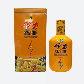 櫻安娜 新疆名酒伊犁柔雅力特50度伊力柔雅十年500ml*6瓶整箱 伊力