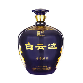 白云 1.5l  50度白酒清香型纯粮固态发酵白酒 1500ml*1瓶(单瓶)