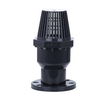 pvc法兰底阀 upvc法兰式翻板底阀水泵止回阀塑料终端逆止式止水阀 dn