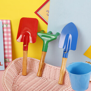 流彗儿童植树节工具植树节幼儿园儿童种植工具套装园艺小铁铲子铁锹水