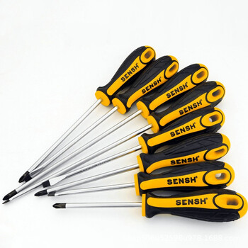 一字螺丝刀改锥超硬工业级强磁罗丝刀一字梅花工具起子 500mm 500mm