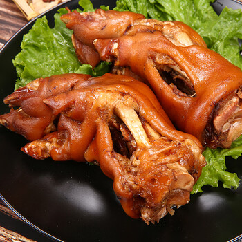 猪蹄熟食山东美食卤味猪蹄500g猪脚猪手猪爪卤肉熟食零食即食宏轩曼威