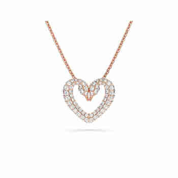 施华洛世奇（SWAROVSKI）【品牌直供】爱心天鹅项链女 女士项链生日礼物 5628657
