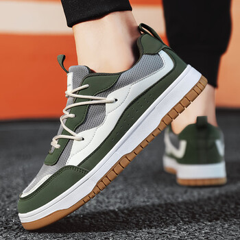 同款男鞋运动鞋秋季新款轻便男士跑步鞋休闲透气潮流鞋子男款绿色39