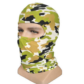 水母防晒护脸游泳头套泳帽男女头罩面罩脸基尼的的陆地迷彩