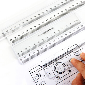 金絲猴jinsihou直尺20305060100cm透明塑料長尺製圖尺子學生文具測量