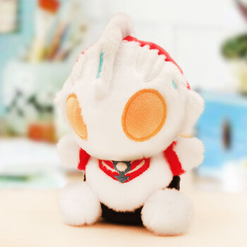 万代bandai奥特曼m78可爱毛绒公仔赛罗迪迦泽塔咸蛋超人玩具q版玩偶