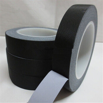 黑色阻燃醋酸胶布耐高温绝缘胶布电工醋酸布胶带1-2-5cm宽 20mm宽*30