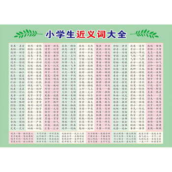 汉字笔画名称表墙贴小学生常用偏旁部首贴纸笔顺规则贴画汉字挂图al 5 近义词 小 图片价格品牌报价 京东